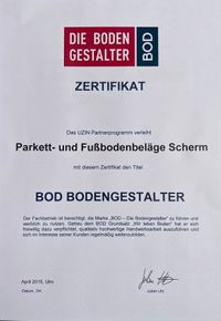 BOD BODENGESTALTER-Zertifikat